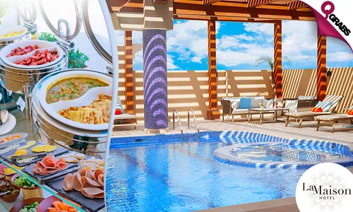 Breakfast Buffet & Pool Access at La Maison Hotel Doha!